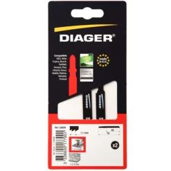 Lame De Scie Sauteuse Diager Inox Denture Carbure 79 Mm - Lot De 2