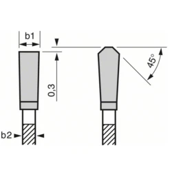 Lame Scie Circulaire Bosch Multi-matériaux 305 X 30 Mm 96 Dents