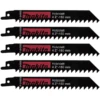 Lame Scie Récipro Bois Humide Plâtre HCS Makita 4 Dents 150 Mm Lot De 5