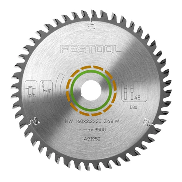 Lame De Scie Bois Festool Denture Fine 160 X 2.2 X 20 Mm 491952 â Image 2