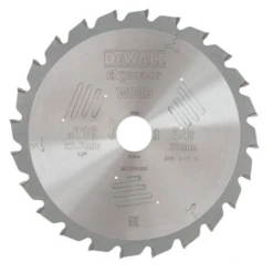 Lame De Scie Circulaire Stationnaire Extrême Workshop 216x30mm - Dewalt - 24 Dents