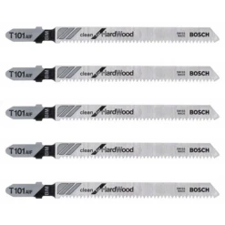 Lame Scie Sauteuse Bosch T 101 AIF Clean For Hard Wood Jeu De 5 Lames