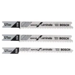 Lame Scie Sauteuse Bosch U 1BIF 1AOF Laminate Lot De 3 Lames