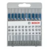 Lame Scie Sauteuse T Bosch Basic For Metal Coffret De 10 Lames