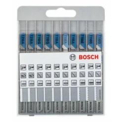Lame Scie Sauteuse T Bosch Basic For Metal Coffret De 10 Lames