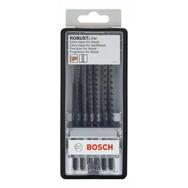 Lame Scie Sauteuse T Bosch Wood Expert Robust Line Coffret De 6 Lames