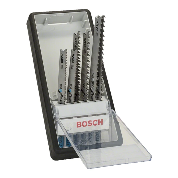Lame Scie Sauteuse T Bosch Robust Line Progressor Bois Métal Coffret 6 – Image 2