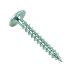 Vis Penture Bois Tête Bombée Acier Zingué Blanc Torx M6 X 50 Mm - 200