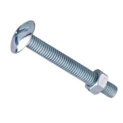 Boulon Poêlier Cruciforme Acier Zingué Blanc M8x35 OMNIVIS