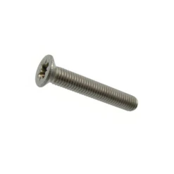 Vis à Métaux à Tête Fraisée Acton Pozidrive En Inox A2 Din 965 M6 X20 Mm