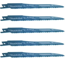 Lame De Scie Recipro S-Express Bi-Métal 7-18 Dents Lot De 5 Pièces : Makita B-05038