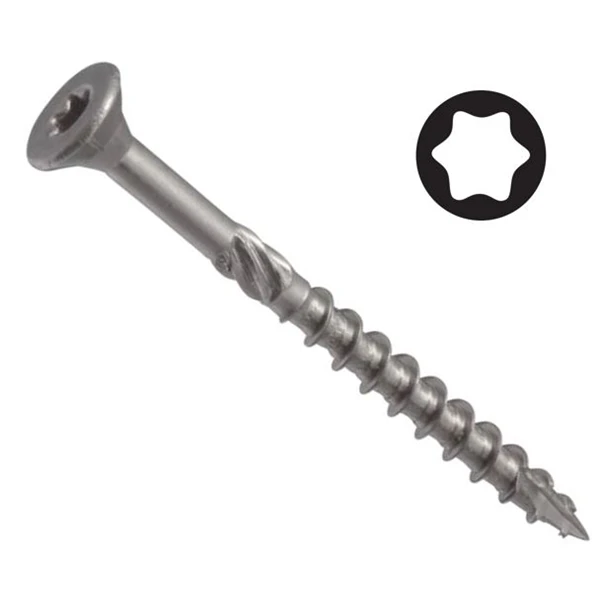 Vis à Bois Aggloméré Tête Fraisée 6 Lobes A2 M4x40 Acton 623284X40/24 – Image 5