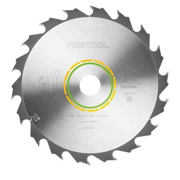 Lame De Scie Circulaire Panther 230 X 2,5 X 30 18 Dents Festool 500646 – Image 2
