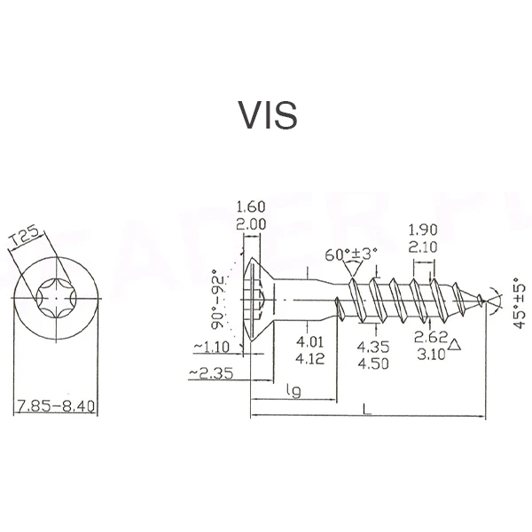 Rocket Vis Faîtage Avec Rondelle EPDM Ø 20 Mm - Inox A2 - 4,5 X 120/100 Mm - Boîte De 50 351400035004