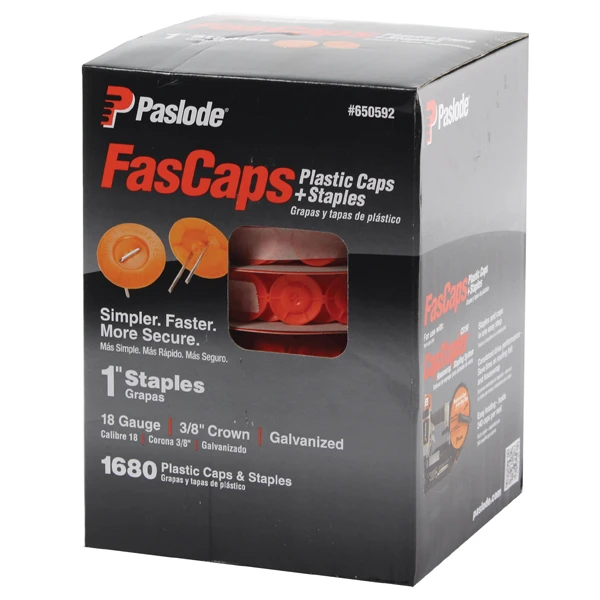 Agrafe Galvanisée De 25 Mm Avec Capsule Spit Pour Membrane D'étanchéité