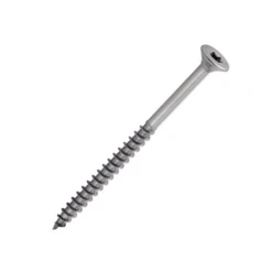 Vis Bois Aggloméré Tête Fraisée Six Lobes Filetage Partiel Inox A4 - 4x50mm - Boîte De 200