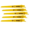 Lame De Scie Sabre Pour Plâtre Dewalt DT2356-QZ 152 Mm - Lot De 5