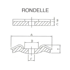 Rocket Vis Faîtage Avec Rondelle EPDM Ø 20 Mm - Inox A2 Cuivré - 4,5 X 60/45 Mm - Boîte De 100