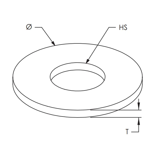 Rondelle Plate De Serrage Extra Large - Diamètre Intérieur 10.5 Mm - Acier électrozingué - Boîte De 100 – Image 2