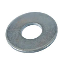 Rondelle Plate Série Large NFE 25-513 L Acier Zingué Bleu M8