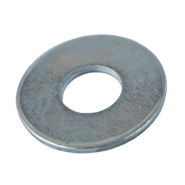 Rondelle Plate Série Large NFE 25-513 L Acier Zingué Bleu M8