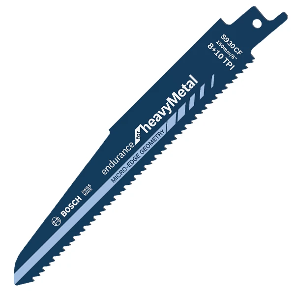 Lame Scie Sabre Métal Bosch S930CF Endurance Metal 150x22x1,6mm Lotx5 – Image 6