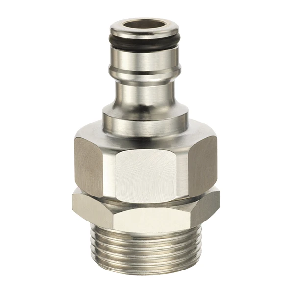 Embout Pour Circuit D'eau Sur Plaque En Laiton Chromé G 1/2 Mâle Prevost ELP096153P – Image 2