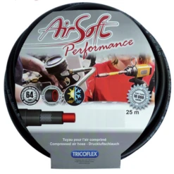 Tuyau Armé Souple Pour Air Comprimé Airsoft Performance - 16 Bar - Diamètre 10 Mm - Longueur 25 M Tricoflex 100056
