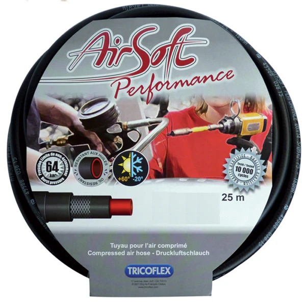 Tuyau Armé Souple Pour Air Comprimé Airsoft Performance - 16 Bar - Diamètre 10 Mm - Longueur 25 M Tricoflex 100056