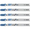 Bosch Lame De Scie Sauteuse Pour Métal T 118 AF Jeu De 5 Lames : 2608634505