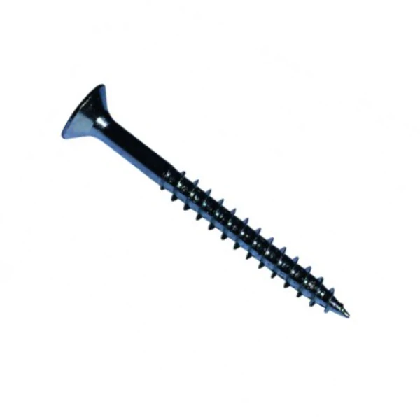 Vis Aggloméré Tête Fraisée Pozidriv Filetage Partiel M6x90mm Zingué -150 – Image 3