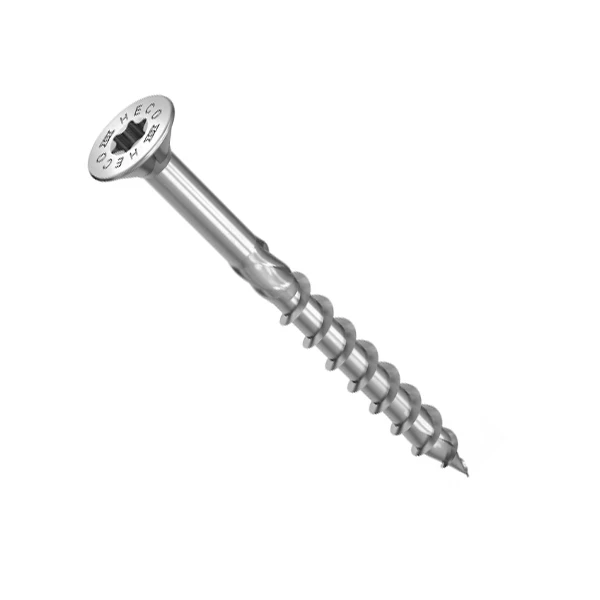 Vis Bois Heco Topix Plus Acier Zingué Fraisée 8x260mm FP HD40 X50 – Image 3