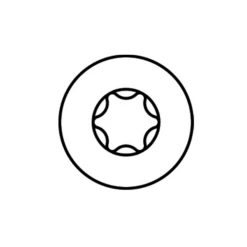 Vis Heco Topix Plus A3K Tête Cylindrique 8,5x190mm Double Filet T40 X100