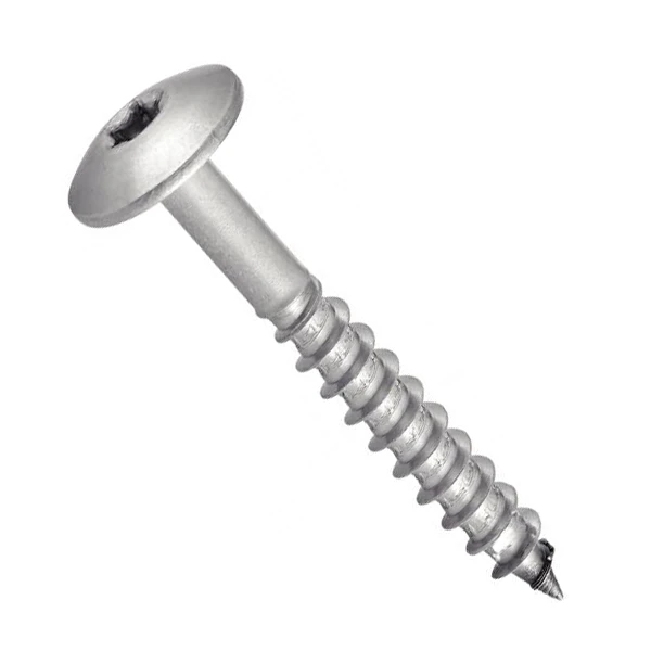 Vis Façade - Tête Cylindrique Extra Large - 6 Lobes - Inox A2 - Diam. L. - Filetage Partiel - Boîte De – Image 2