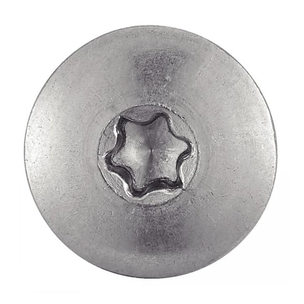 Vis Façade - Tête Cylindrique Extra Large - 6 Lobes - Inox A2 - Diam. L. - Filetage Partiel - Boîte De – Image 3