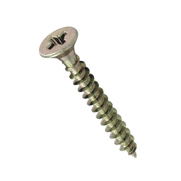 Rocket Vis Aggloméré Tête Fraisée Pozidriv FT Ø 4-5x40mm Acier Bichromaté X140 – Image 2